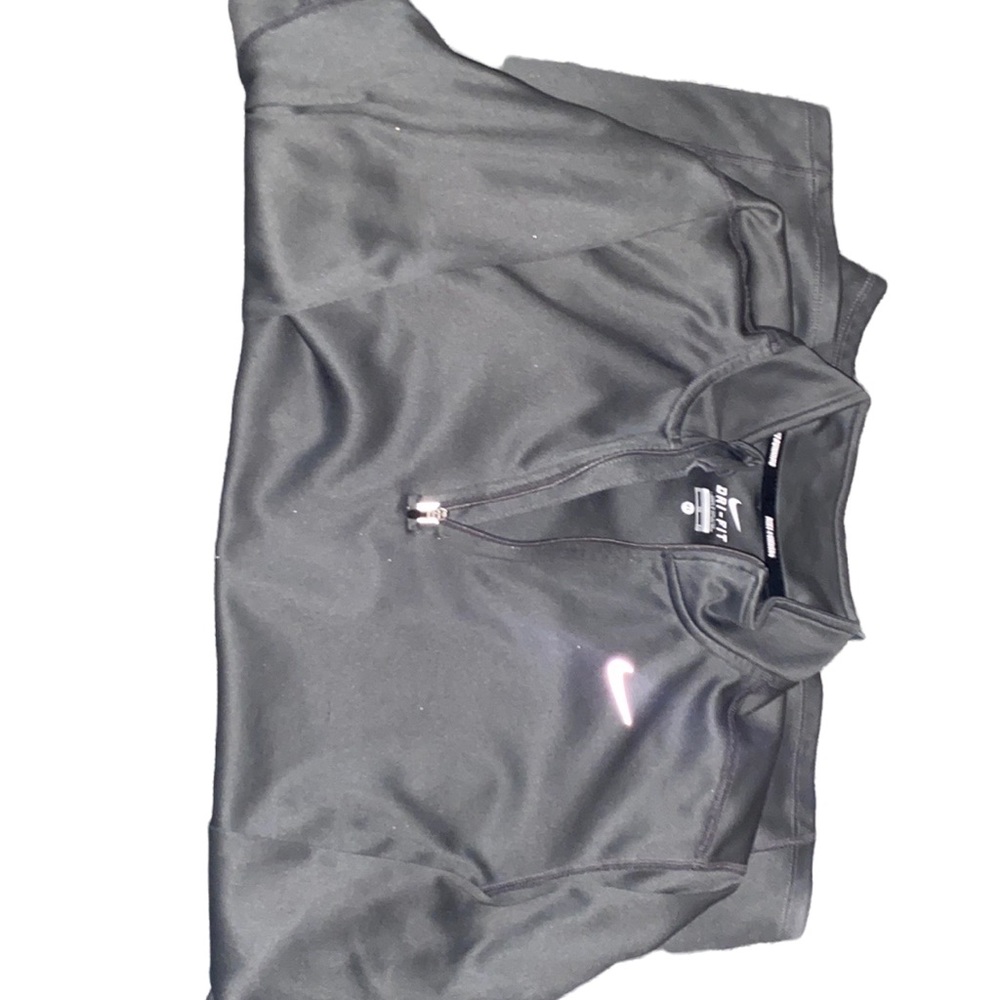 Y2K Grey Nike dri-fit quarter zip jacket